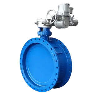 D942X Electric Double Eccentric Flange Butterfly Valve