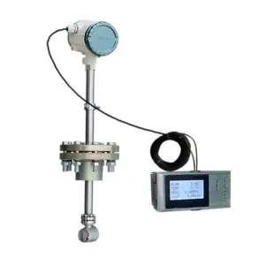 Insertion vortex flow meter